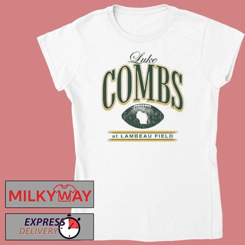 2026 Luke Combs at Lambeau WI Football T-Shirt