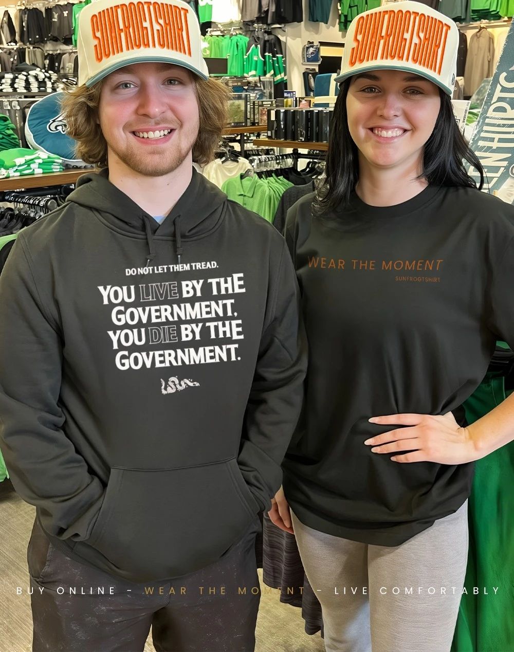 Do not let them tread you live or die by the government shirt