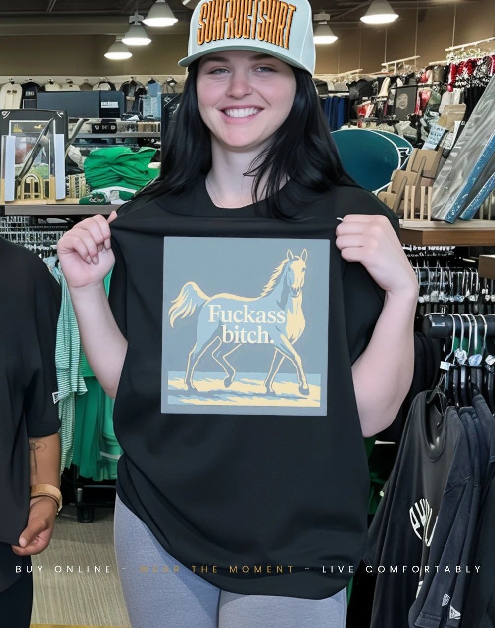 Funny horse fuckass bitch shirt