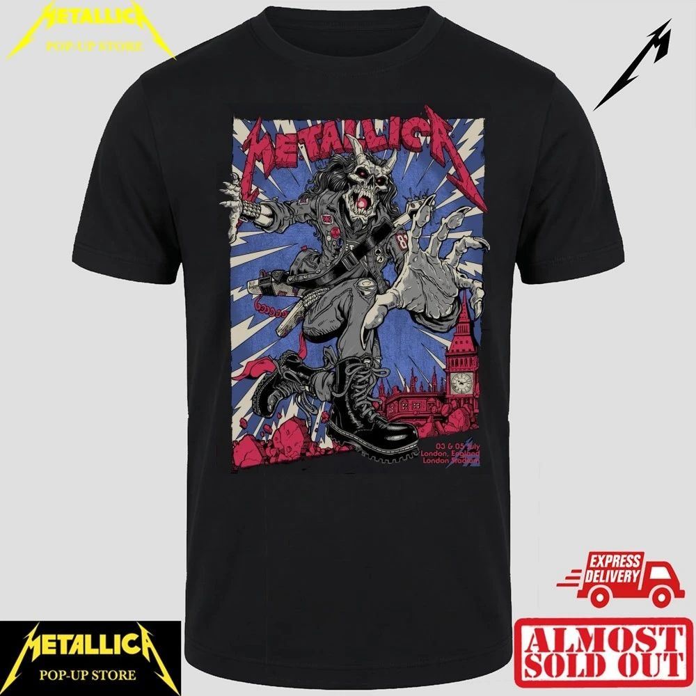 Metallica M72 London 2026 Shirt – Premium Graphic Band Tee