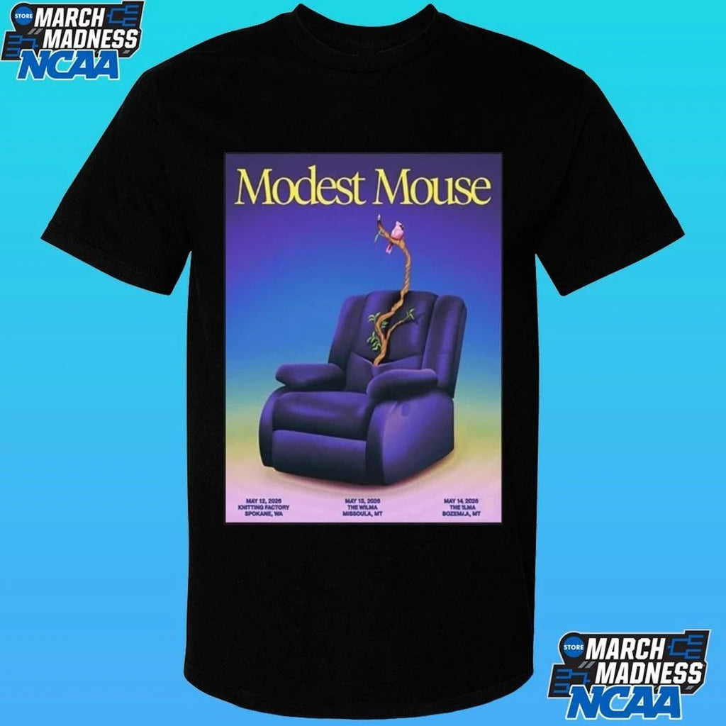 Modest Mouse May 12 2026 Spokane Wa, May 13 2026 Missoula Mt And May 14 2026 Bozeman Mt Poster Shirt