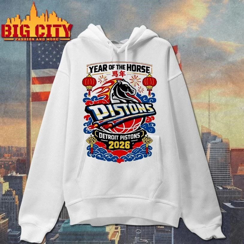 Year of the horse Pistons Detroit Pistons 2026 Shirt