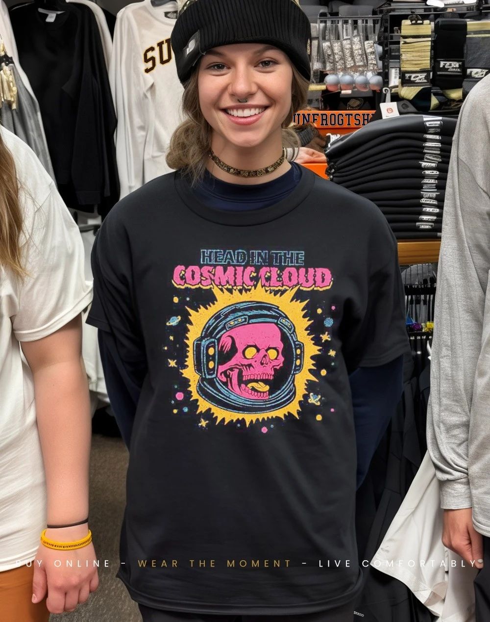 Head in the Cosmic Cloud shirt