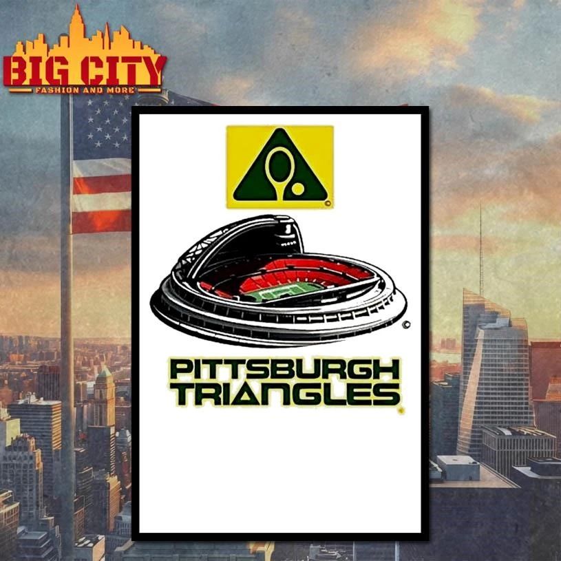 Pittsburgh Triangles Tennis Stadium Shirt