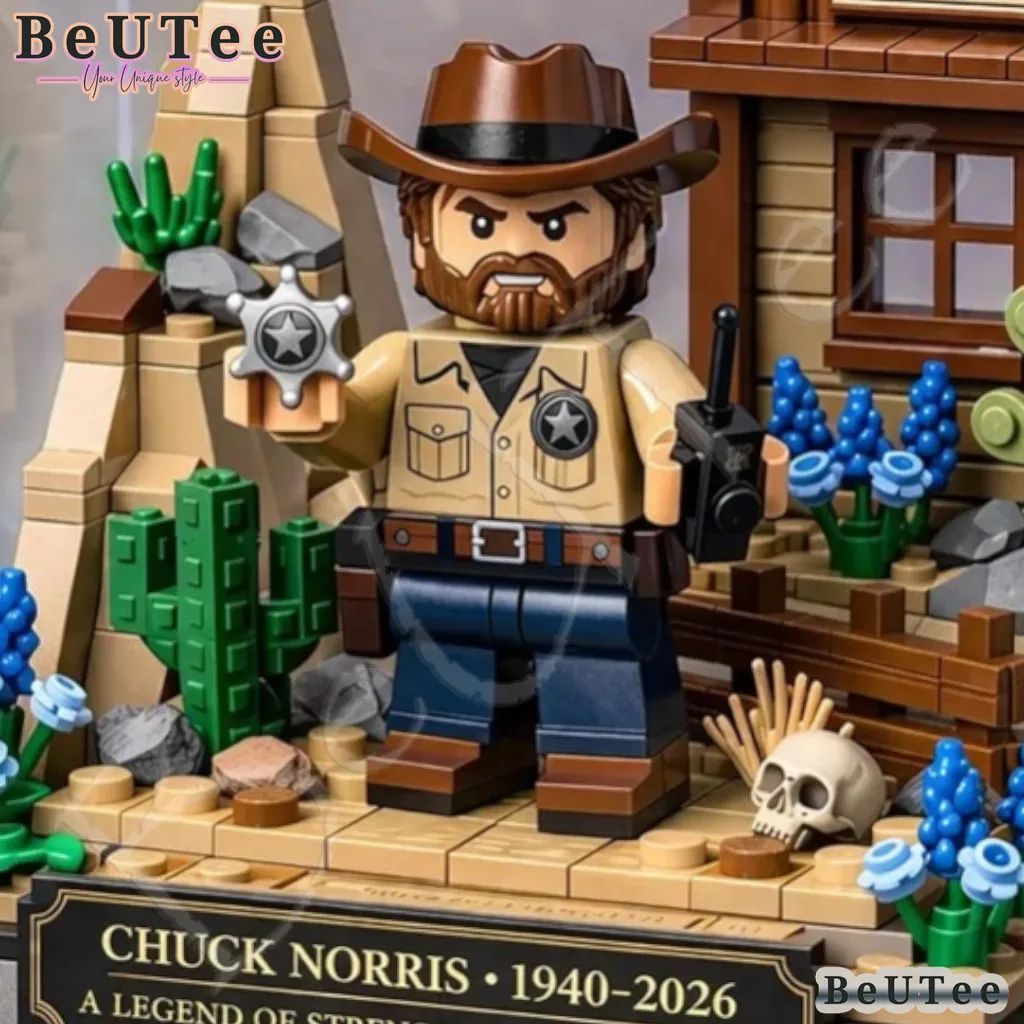 Chuck Norris Memorial Brick Figure