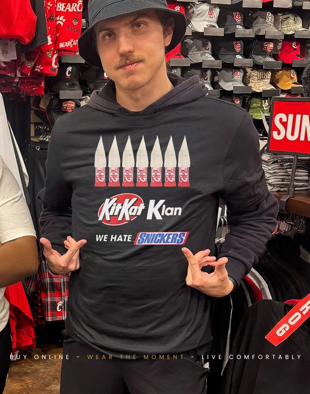 Ku Klux Klan Kit Kat Klan we hate Snickers shirt