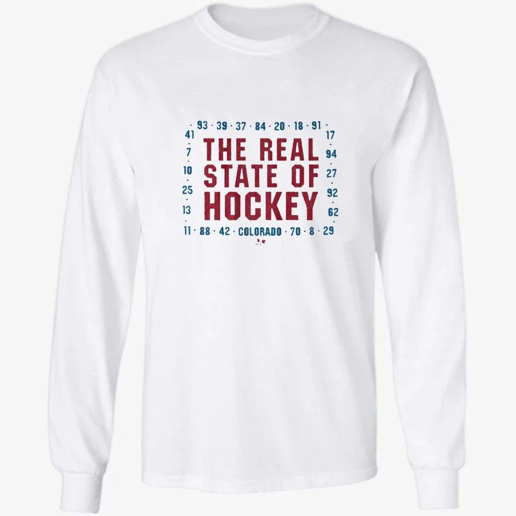 Colorado The Real State of Hockey Shirt
