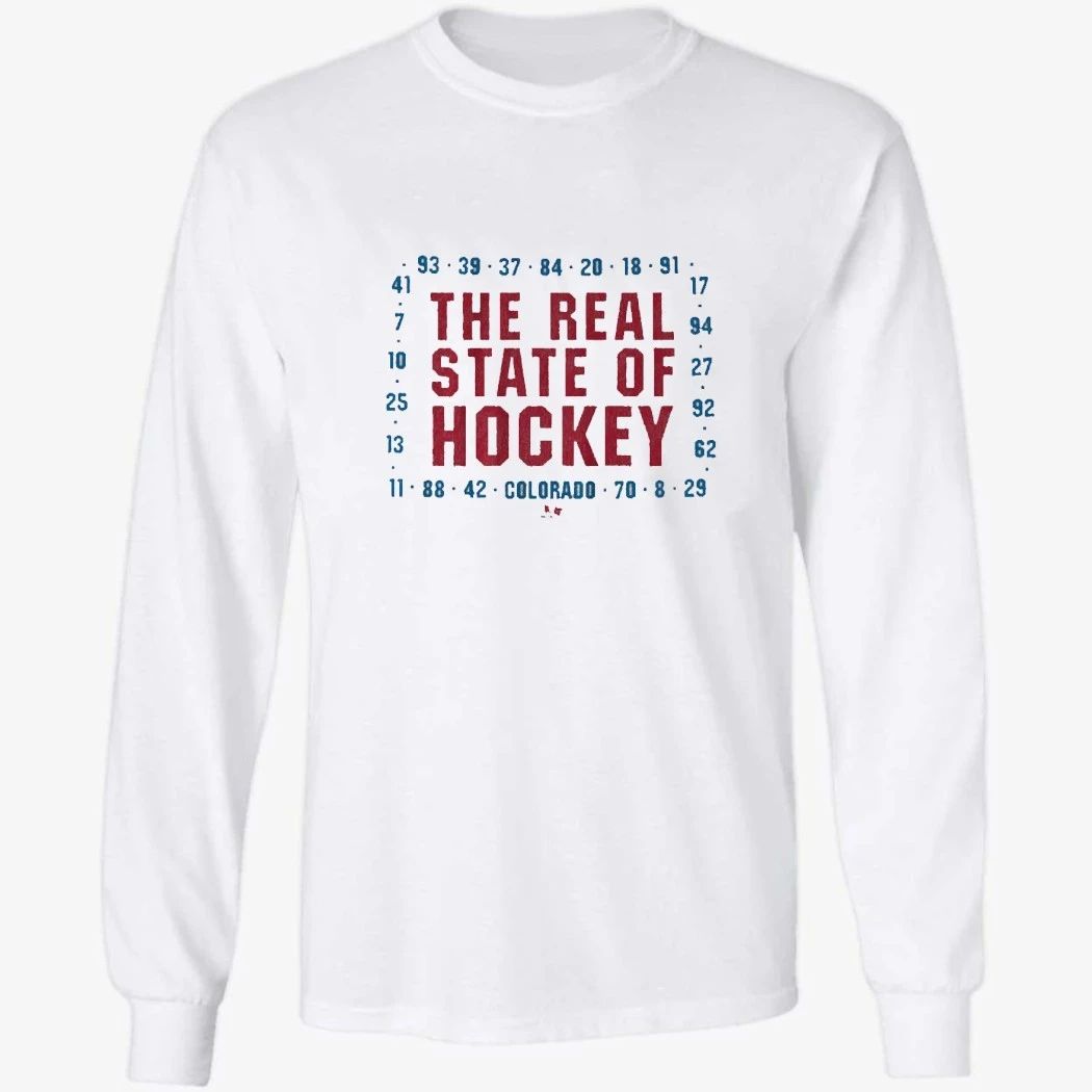 Colorado The Real State of Hockey Shirt