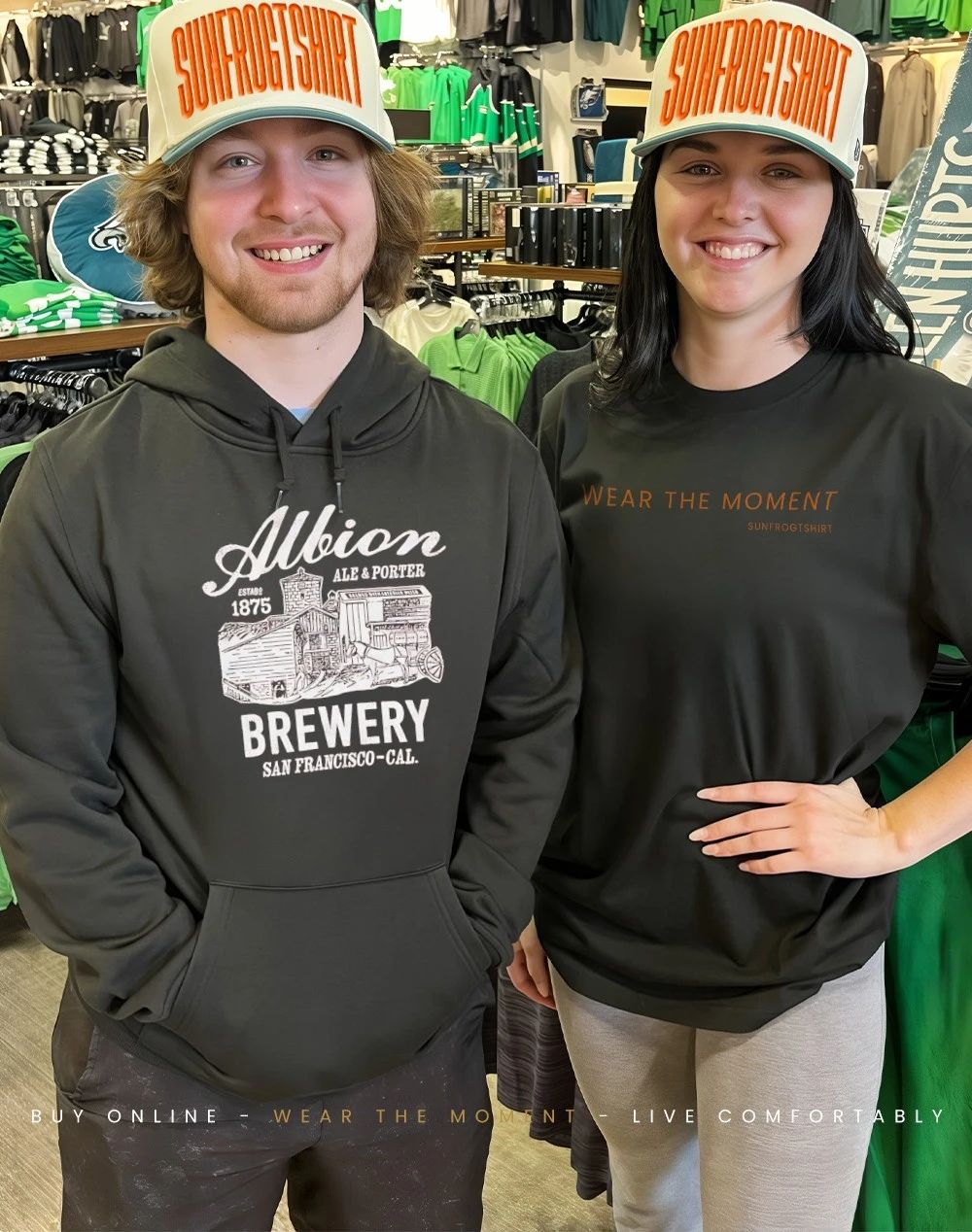 Albion Castle and Albion Ale and Porter Brewery est 1875 San Francisco shirt