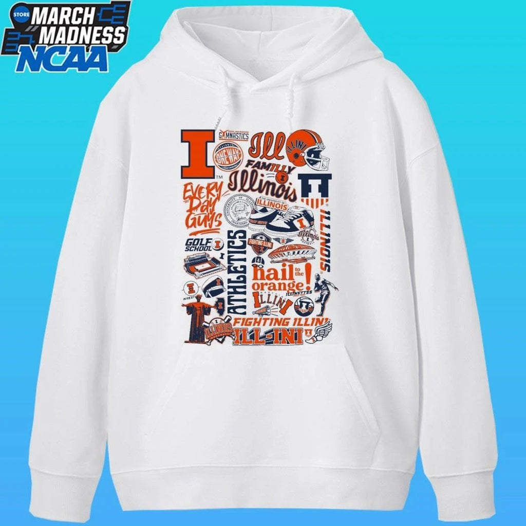 Illinois Athletics Adult Symbols Shirt