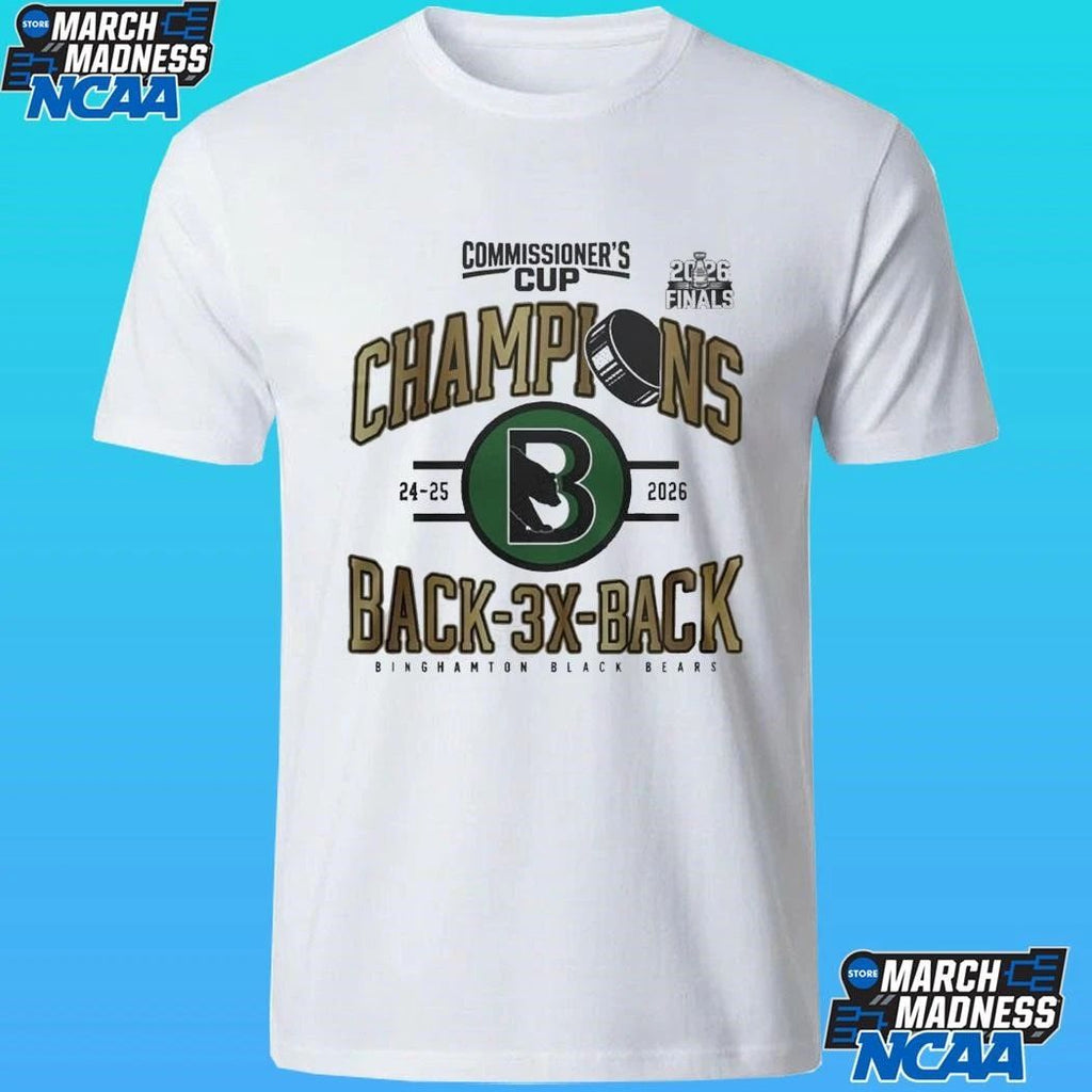 Binghamton Black Bears Commissioner’s Cup Champions 2026 Shirt
