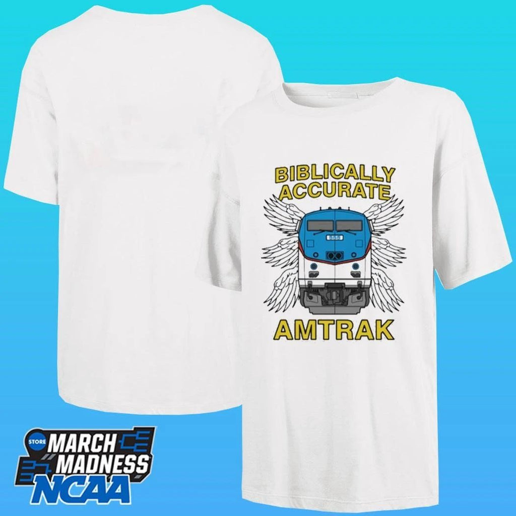 Biblically Accurate Amtrak Shirt