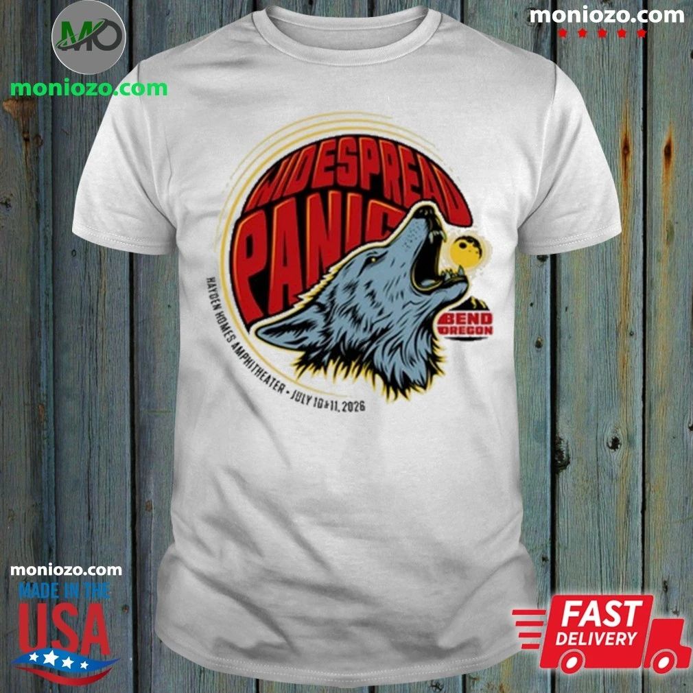 Widespread Panic Hayden Homes Amphitheater in Bend OR Jul 10-11 2026 Shirt