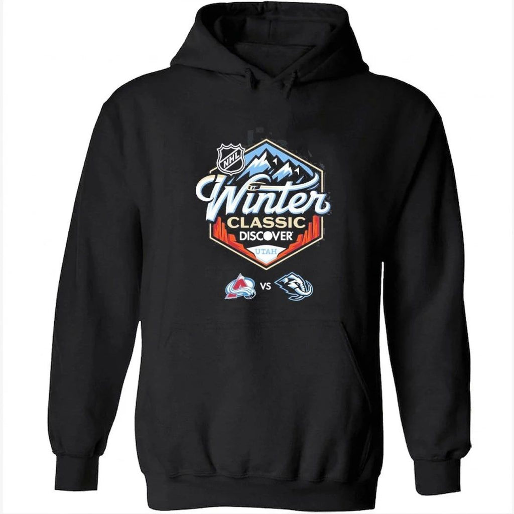 NHL Winter Classic 2027 Discover Utah Logo Colorado Avalanche Vs Utah Mammoth T-Shirt