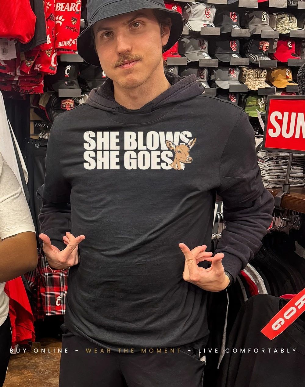Deer she blows she goes shirt