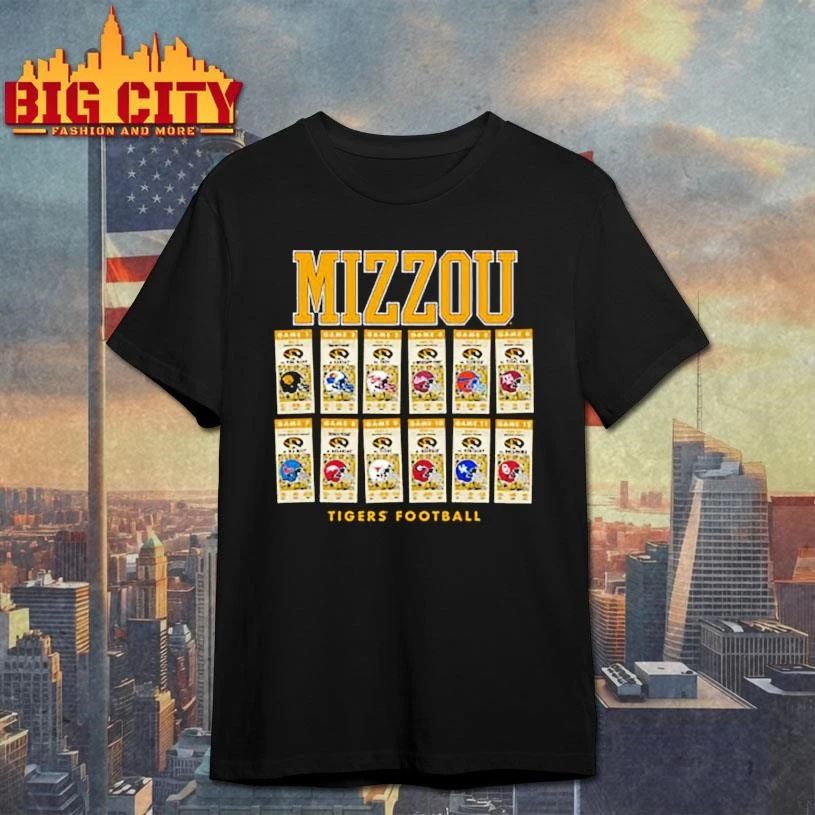 B-Unlimited Missouri Tigers Black 2026 Football Schedule Shirt