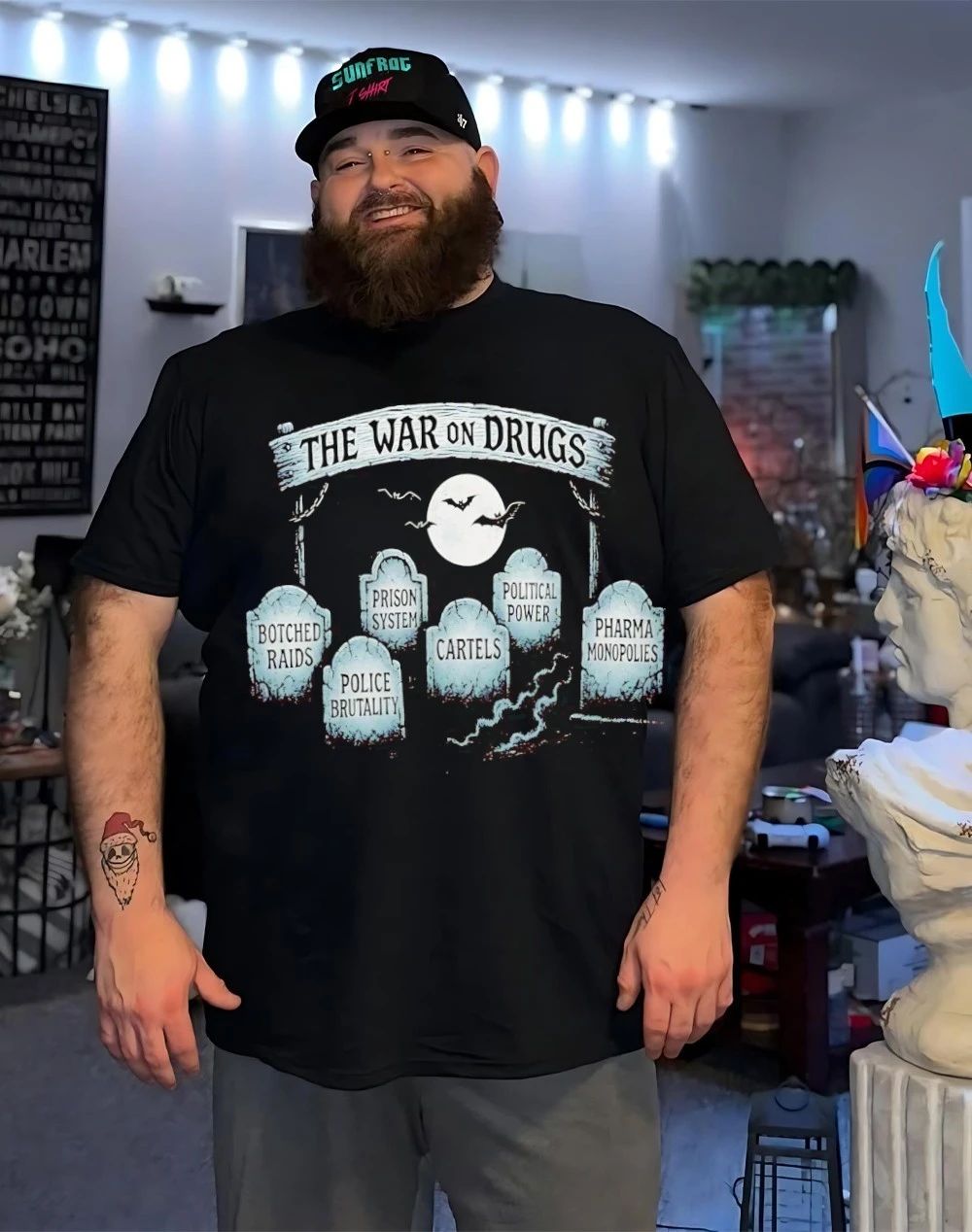 Graveyard the war on drugs shirt