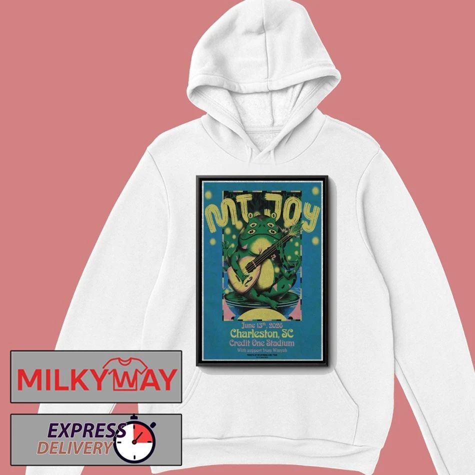 MT. JOY June 13 2026 Tour Credit One Stadium in Charleston, SC Poster shirt