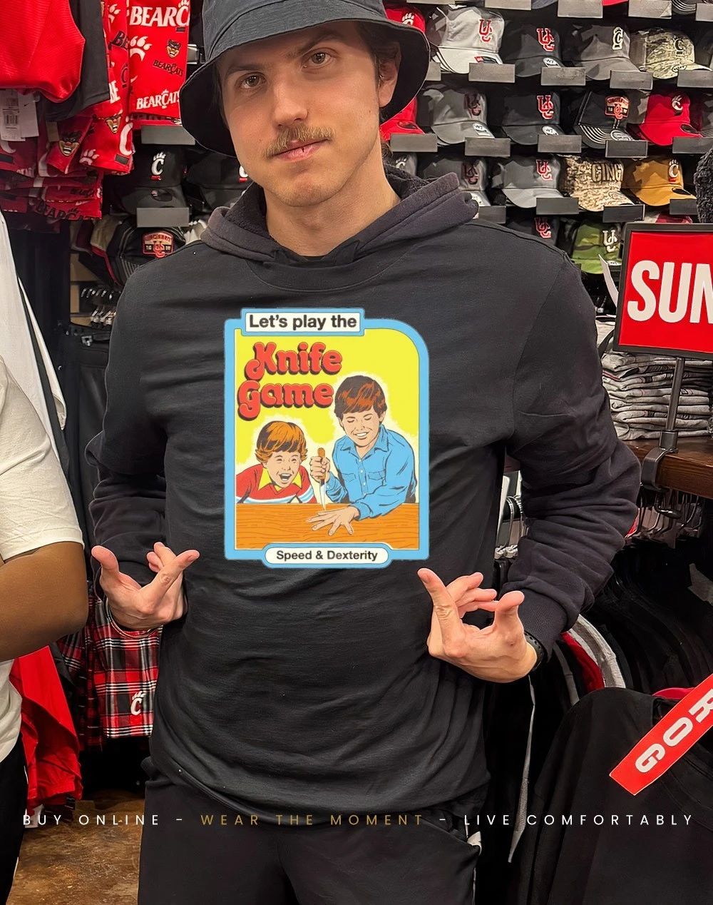 Kids let’s play the knife game speed and dexterity shirt