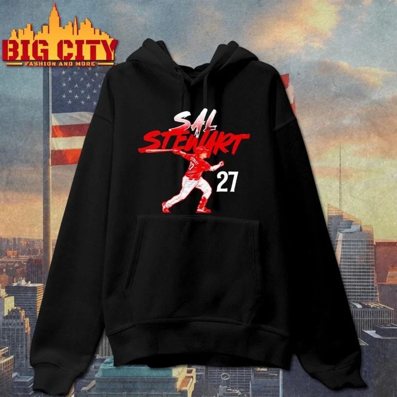 Sal Stewart 27 Cincinnati Reds Baseball Player Shirt