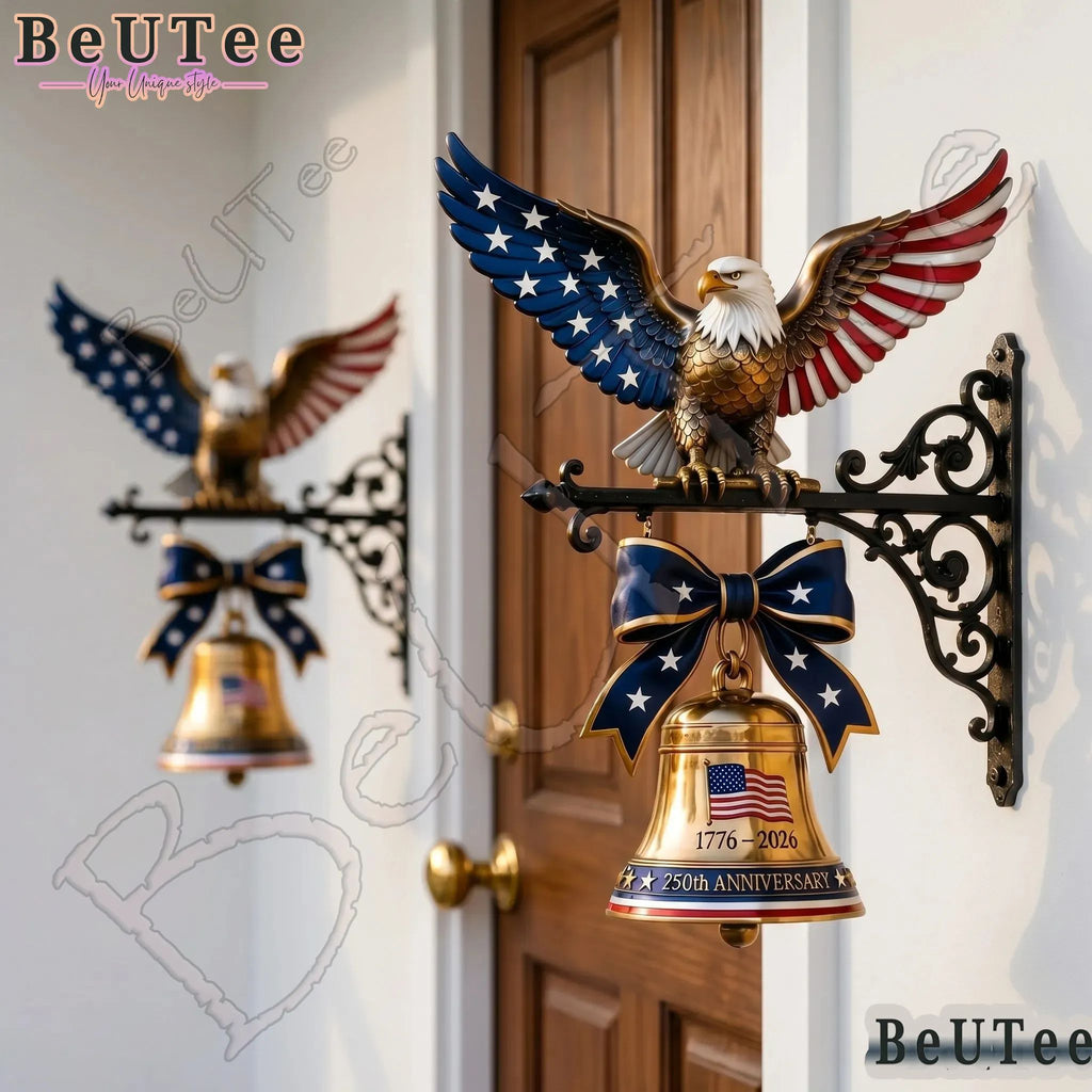 USA 1776-2026 Liberty Eagle 3D Wall Bell