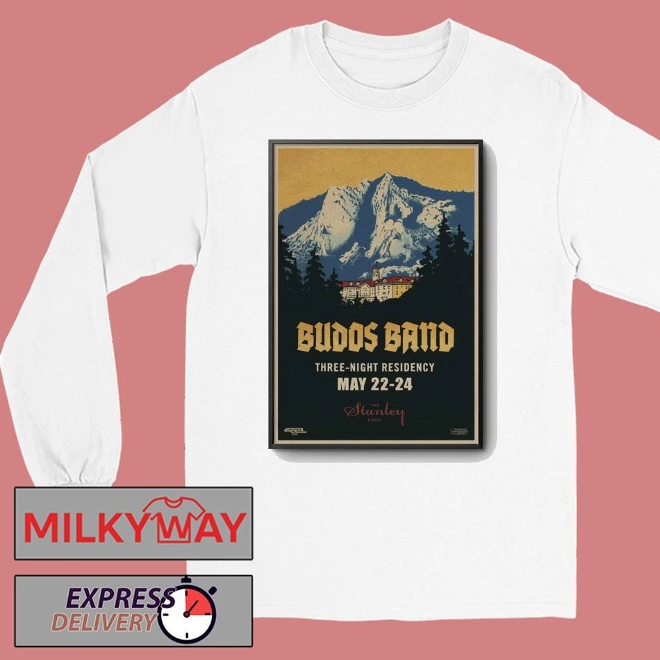 LIMITED May 22-24 2026 Budos Band Poster The Stanley Hotel Tour shirt
