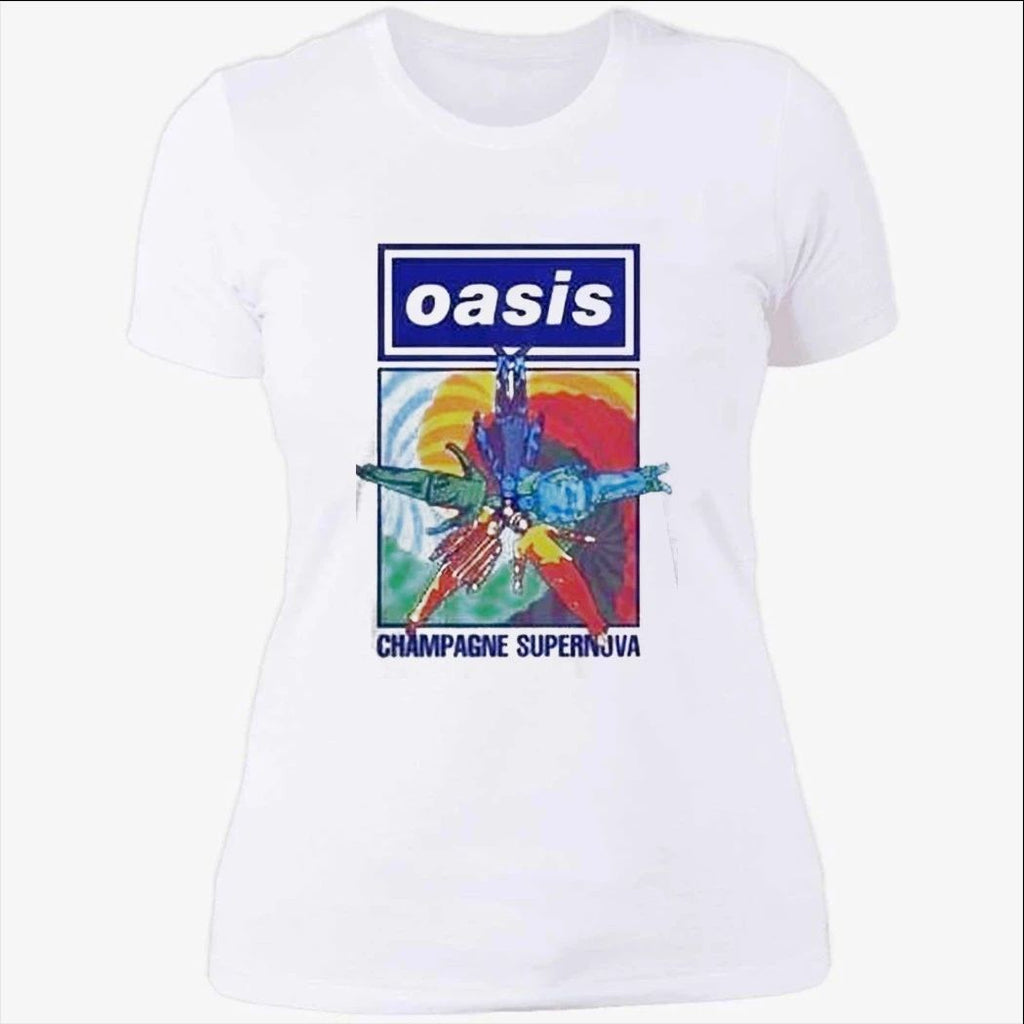 Oasis Champagne Supernova Band Floor Lay Shirt