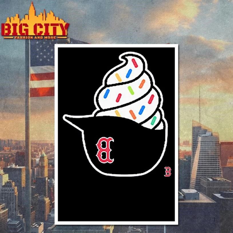 Boston Red Sox Ice Cream Helmet Shirt