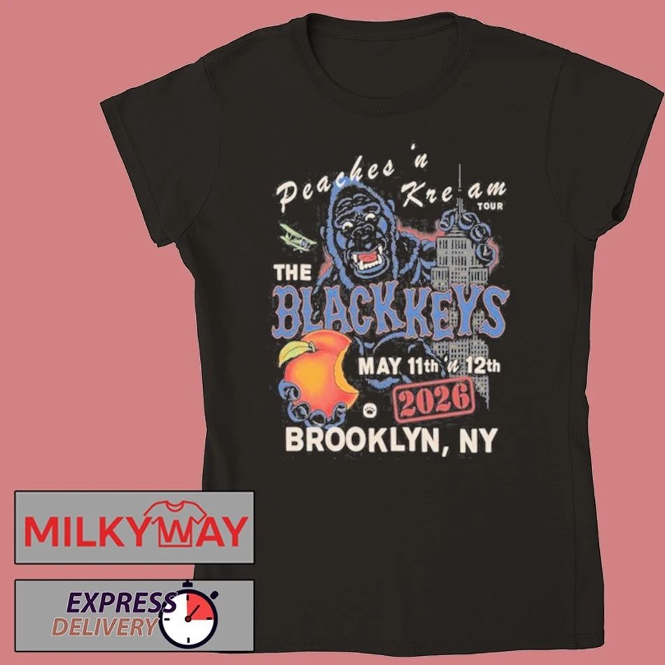 LIMITED May 11-12 2026 The Black Keys Black Brooklyn SHIRT