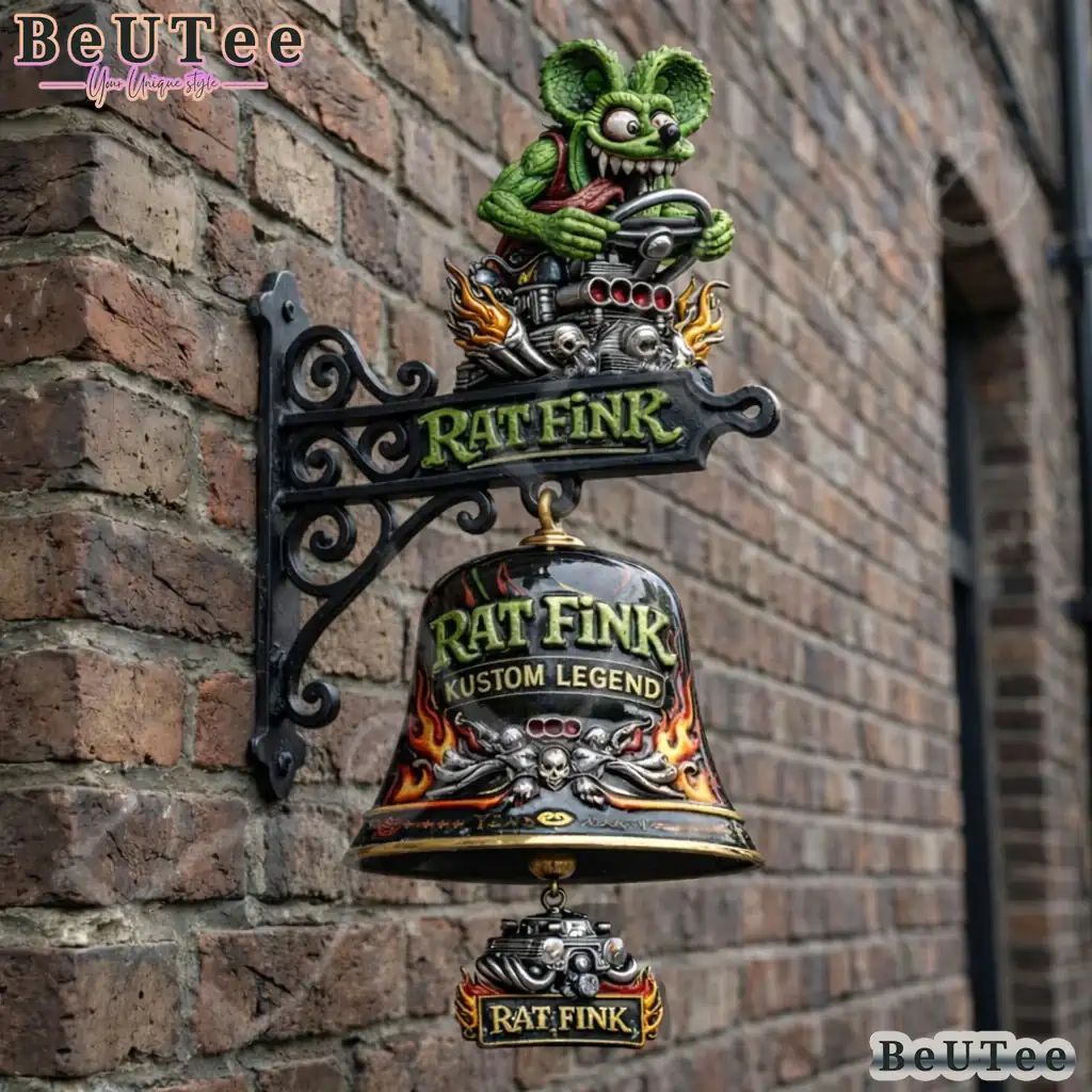 Rat Fink Kustom Legend Commemorative Wall Bell