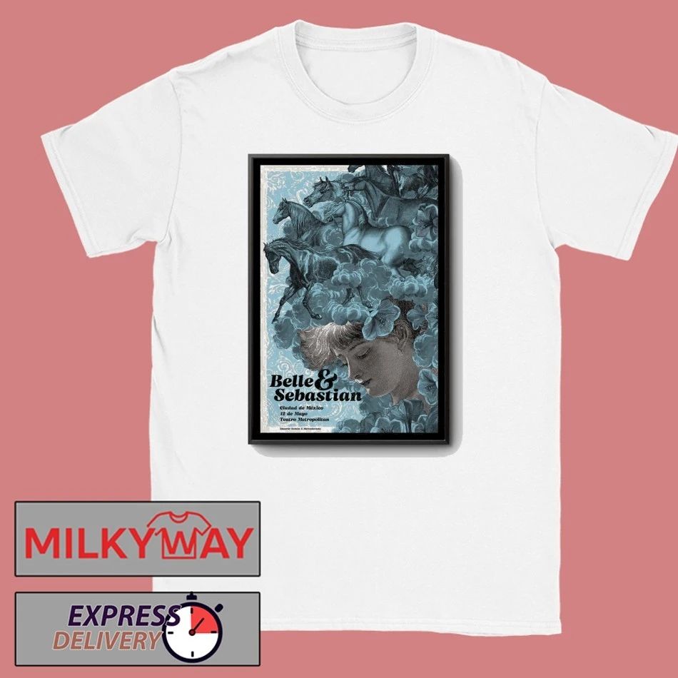 Belle and Sebastian at Teatro Metropólitan, Mexico May 12, 2026 Poster shirt