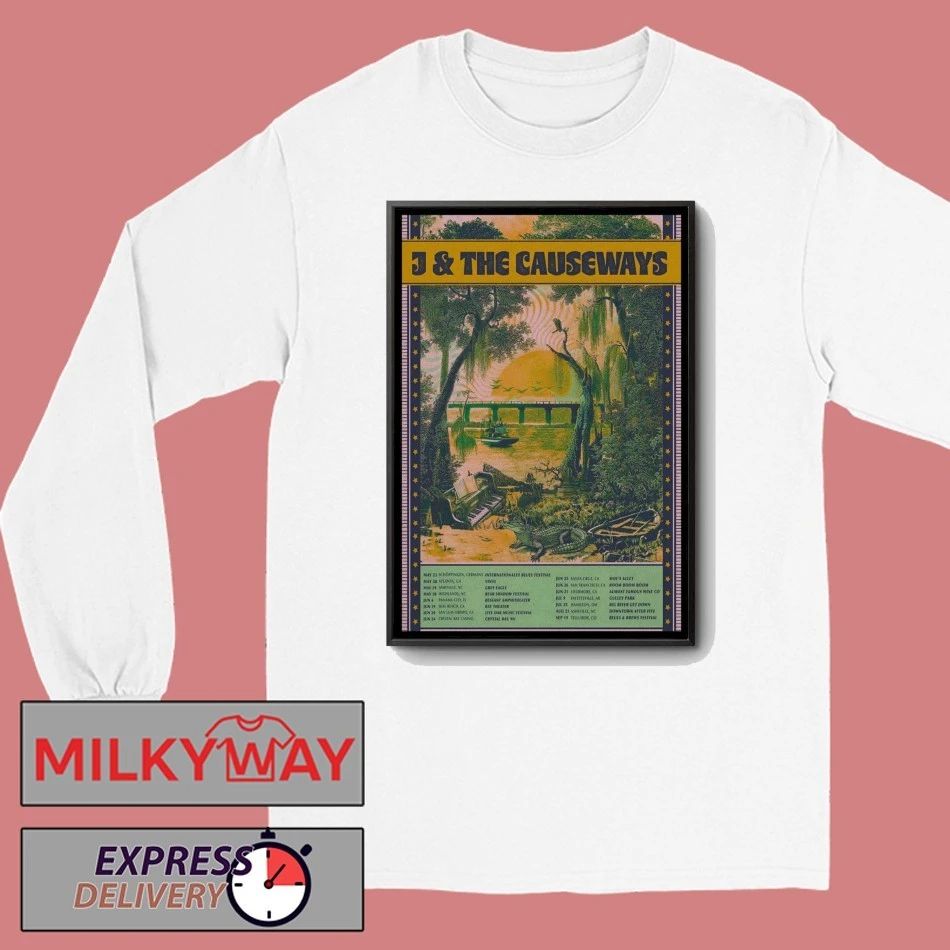 Poster J And The Causeways Tour 2026 shirt