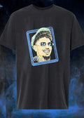 Man with sunglasses and grillz portrait shirt