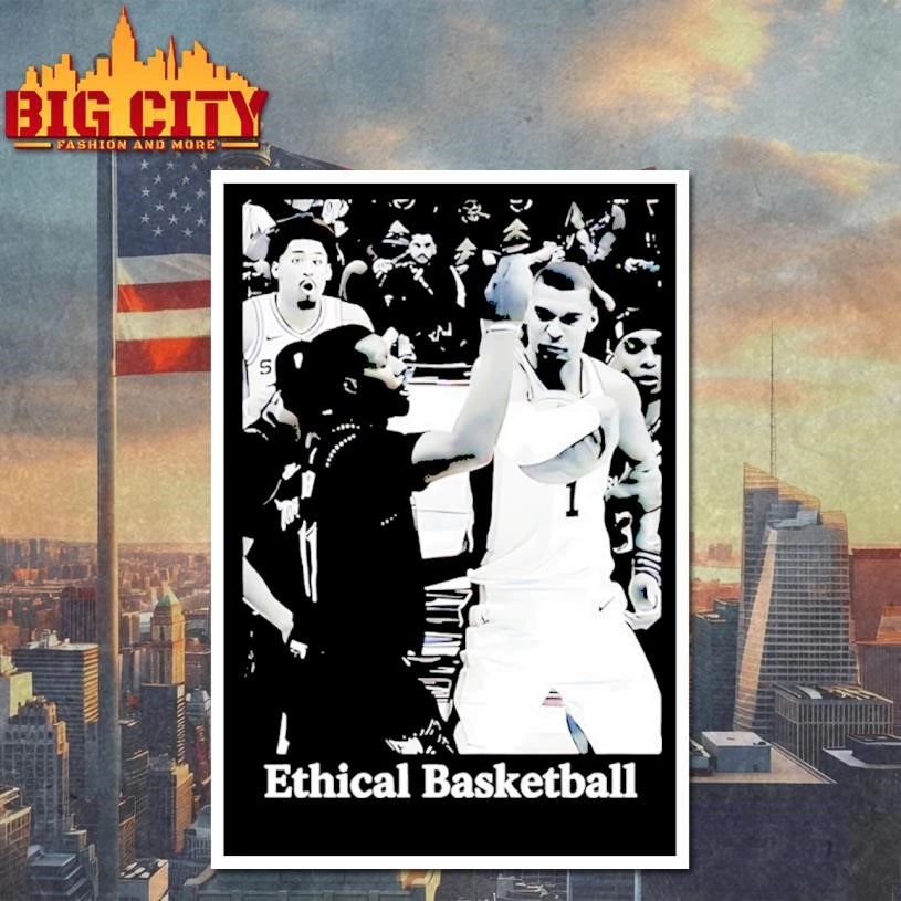 Ethical basketball Victor-Wembanyama elbow on Naz-Reid San Antonio Spurs and Minnesota Timberwolves NBA Playoffs 2026 shirt