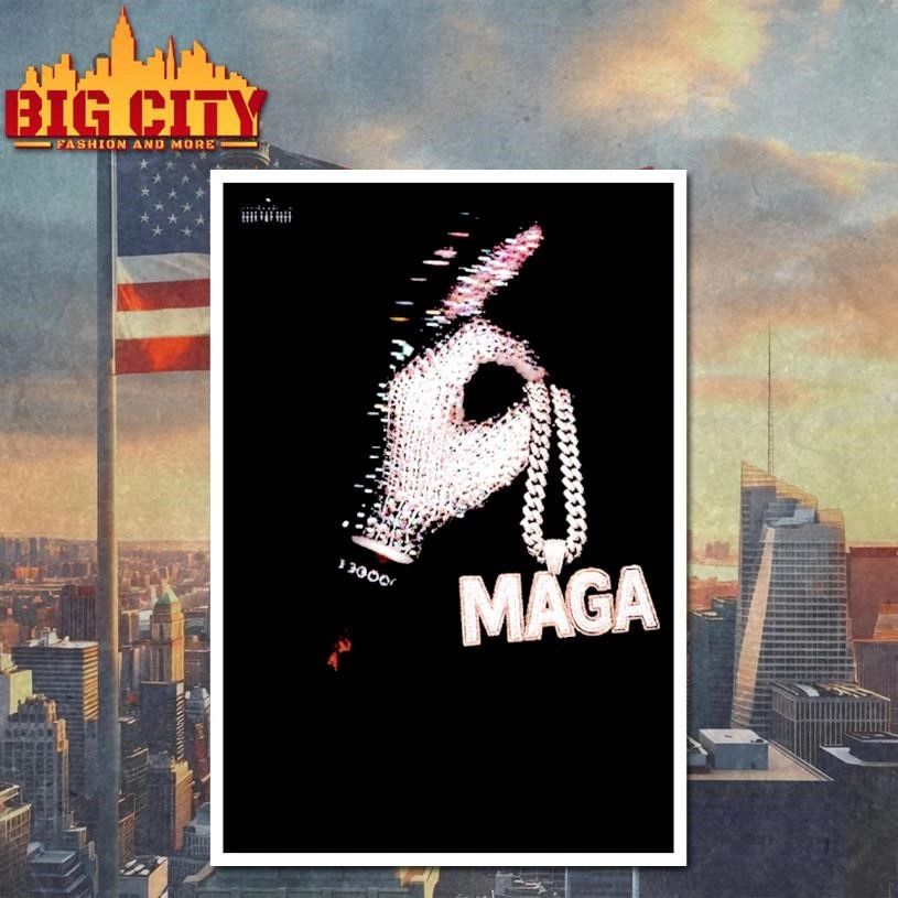 Drake ICEMAN MAGA Chain Graphic Shirt
