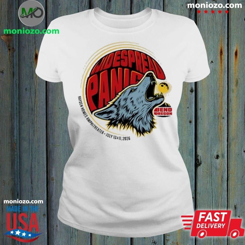 Widespread Panic Hayden Homes Amphitheater in Bend OR Jul 10-11 2026 Shirt