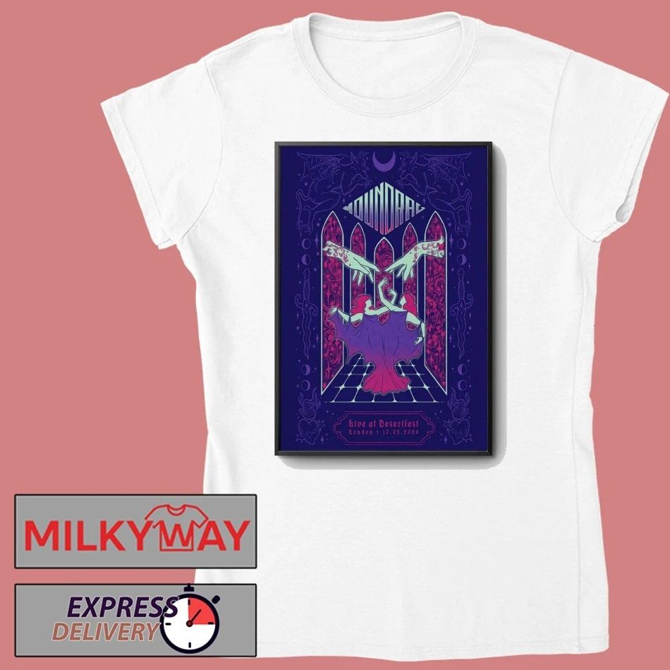 Moundrag May 17 2026 Desertfest London TOUR Poster shirt