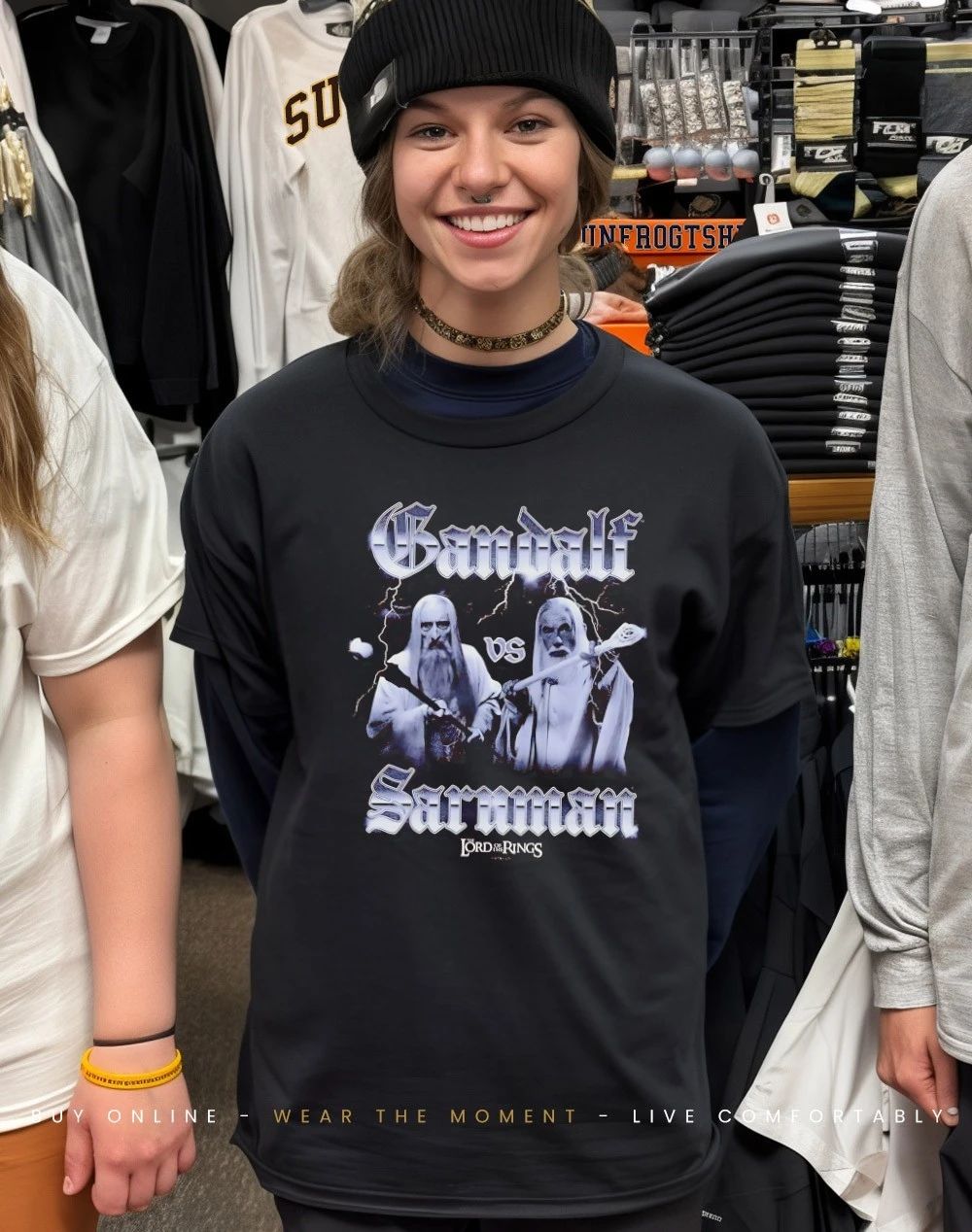 Gandalf vs Saruman showdown shirt