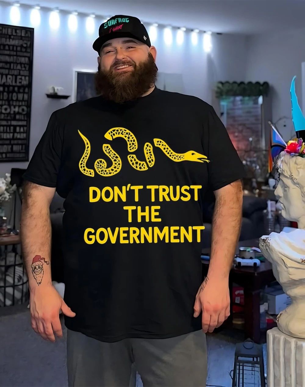 Join or die snake don’t trust the government shirt