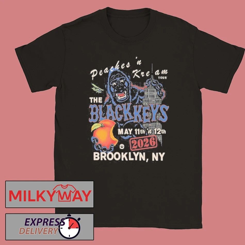 LIMITED May 11-12 2026 The Black Keys Black Brooklyn SHIRT