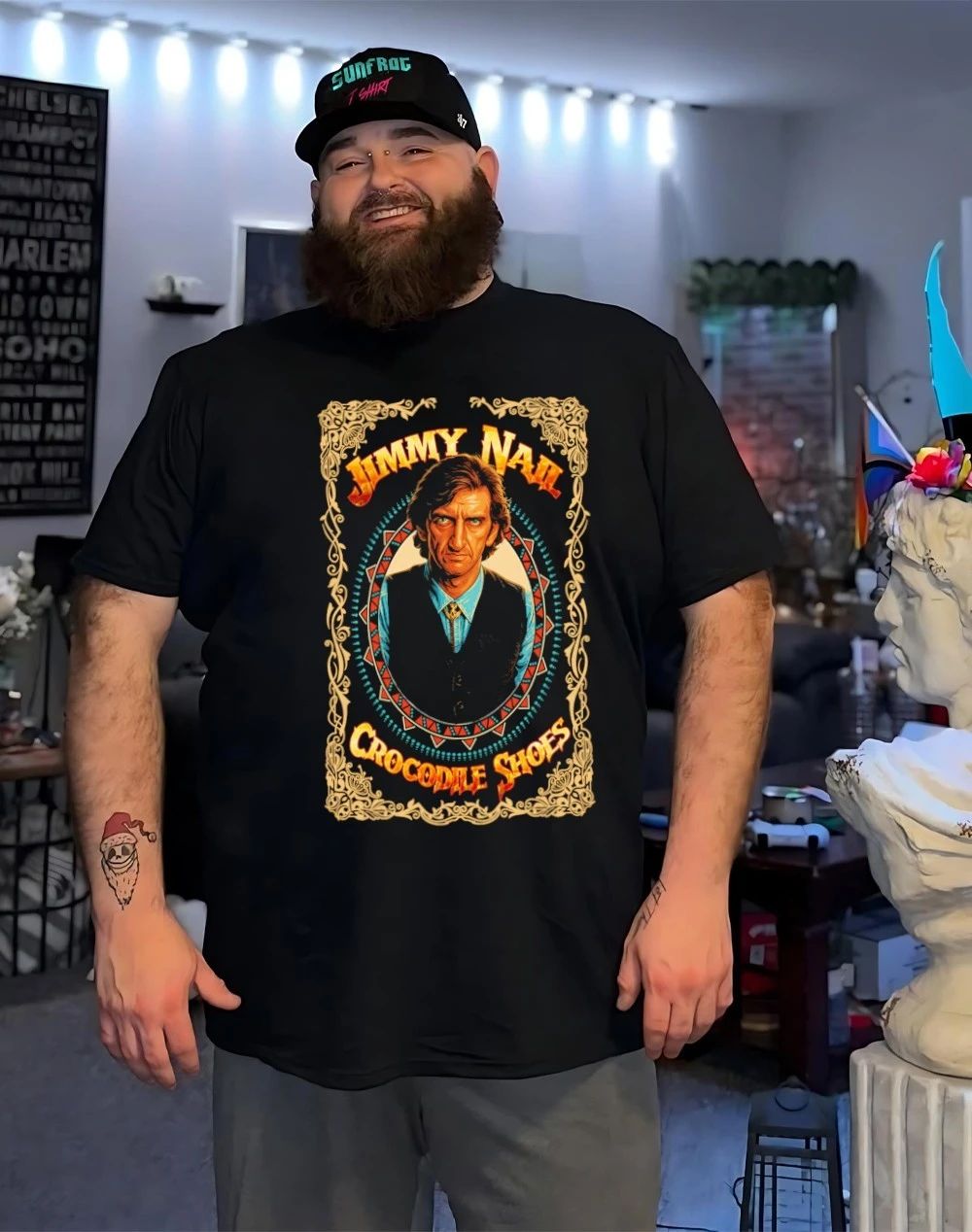 Jimmy Nail Crocodile Shoes shirt