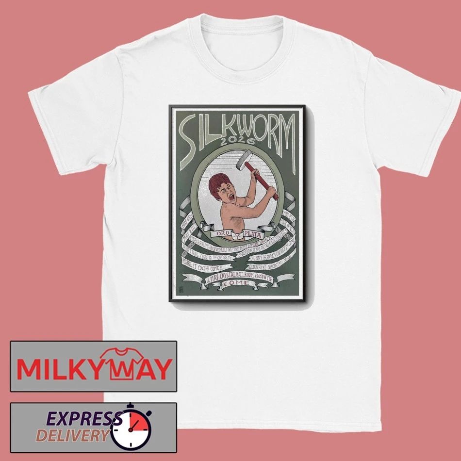 Tour MAY 12 2026 Silkworm Crystal Ballroom Poster shirt