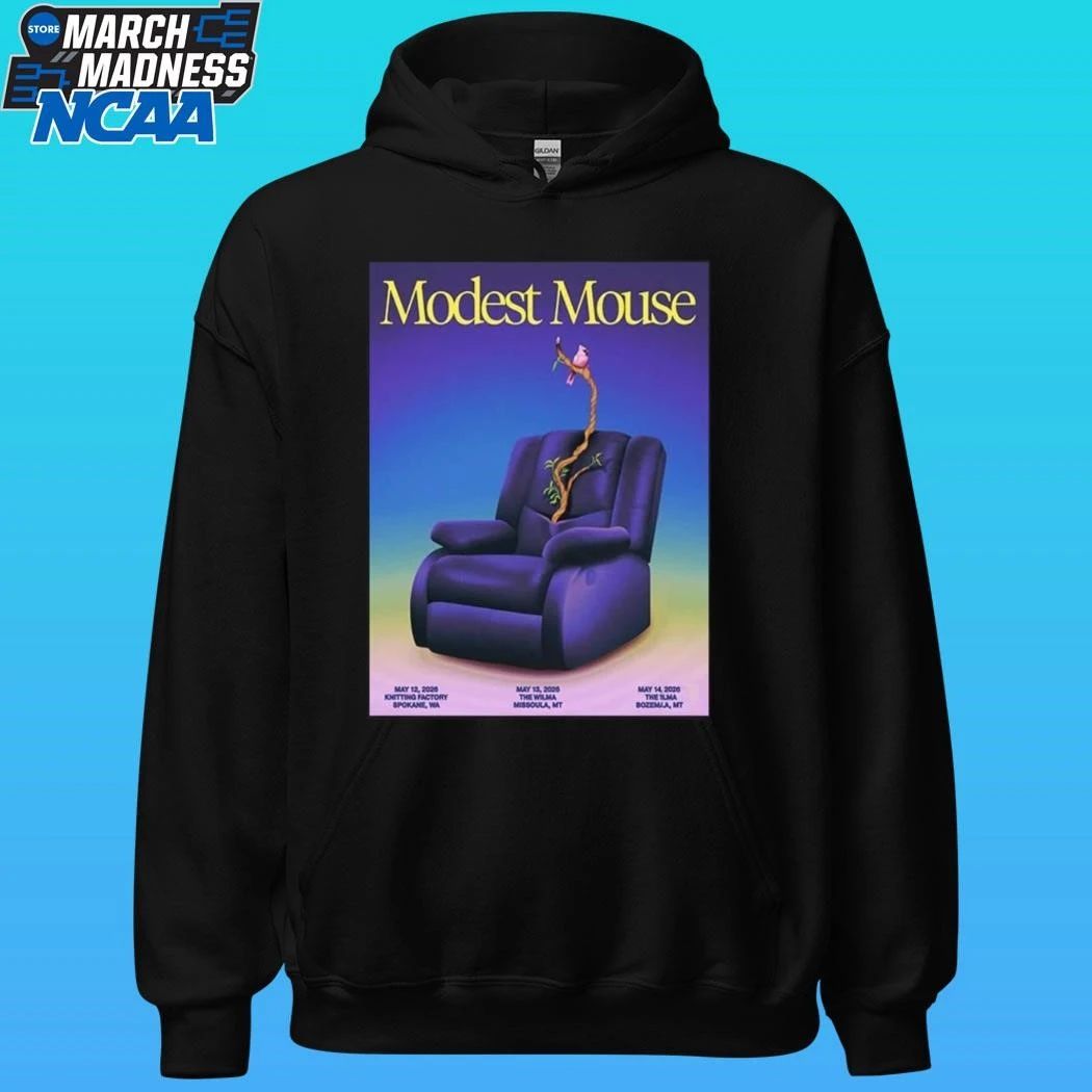 Modest Mouse May 12 2026 Spokane Wa, May 13 2026 Missoula Mt And May 14 2026 Bozeman Mt Poster Shirt