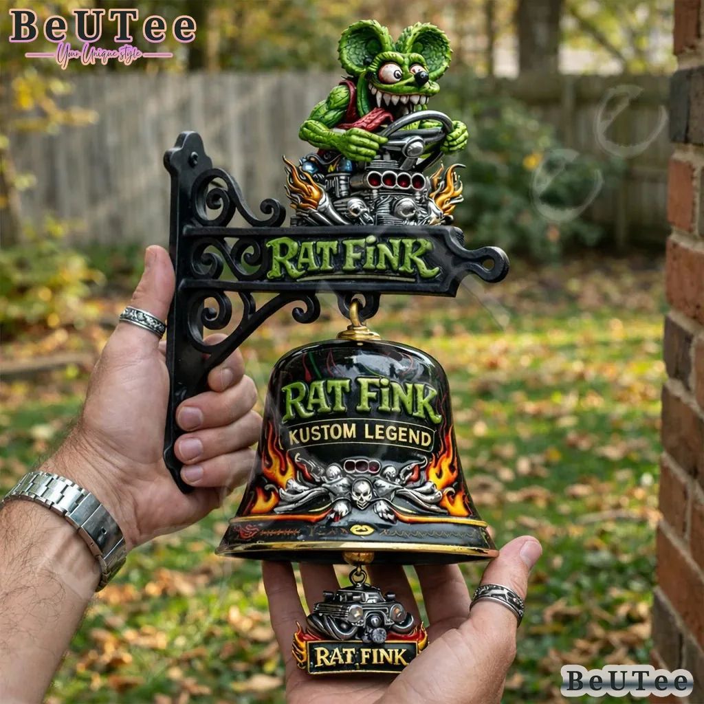 Rat Fink Kustom Legend Commemorative Wall Bell