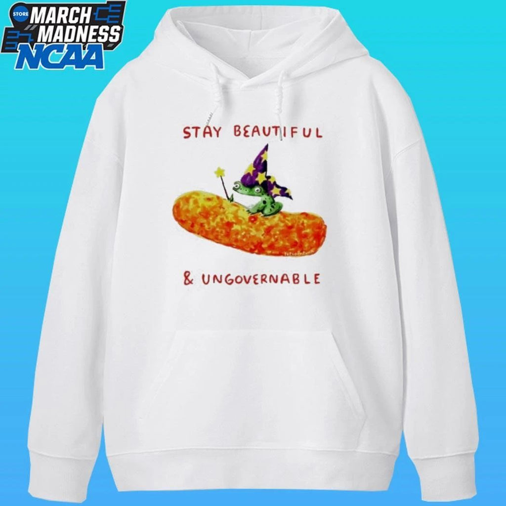 Wizard Frog Cheese Stay Beautiful Ungovernable Shirt