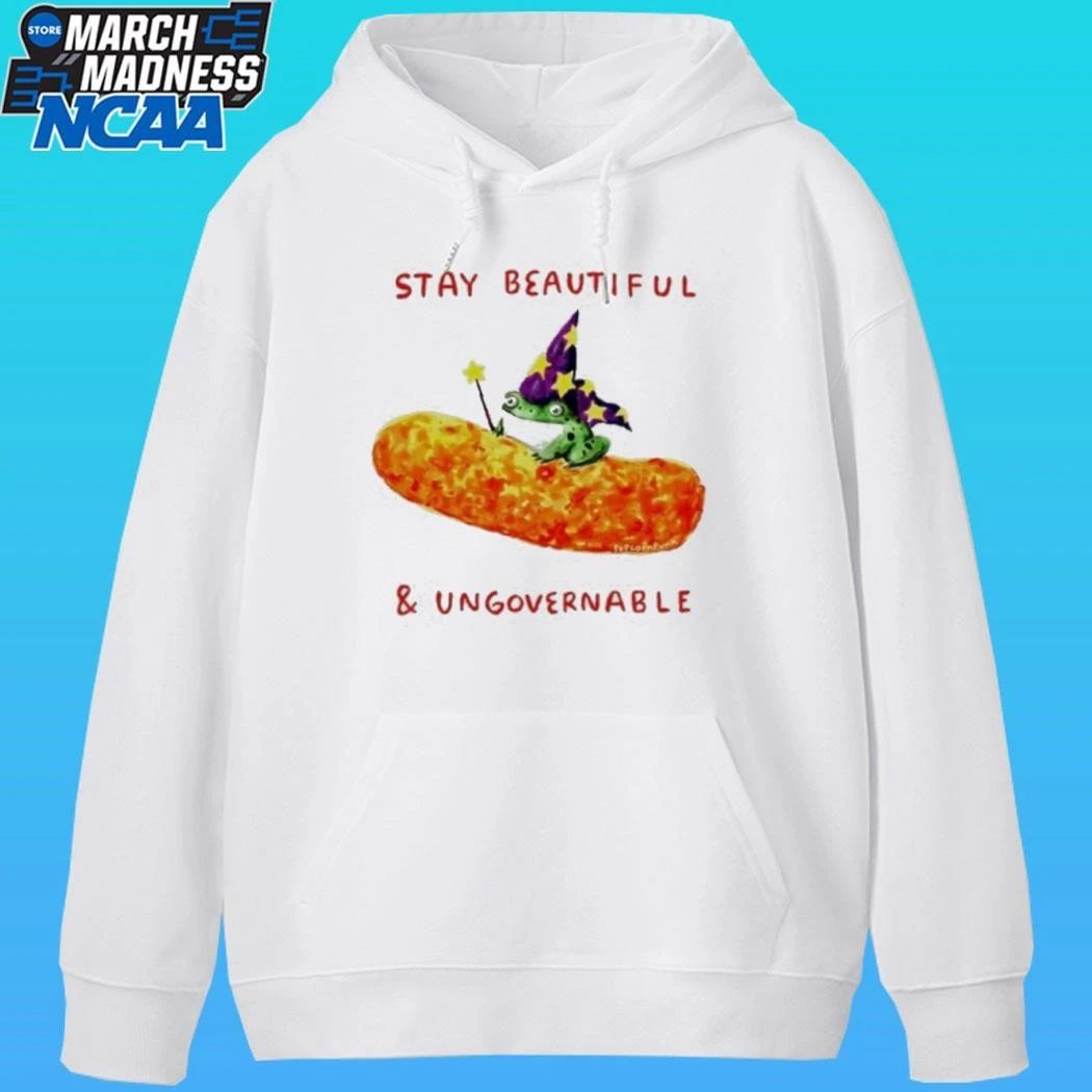 Wizard Frog Cheese Stay Beautiful Ungovernable Shirt