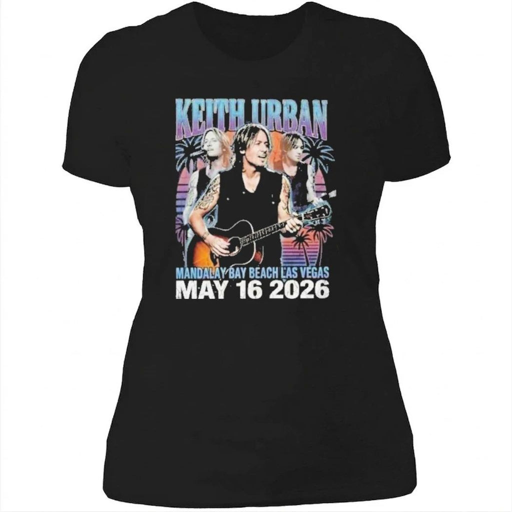 Keith Urban Las Vegas Concert May 16 2026 Mandalay Bay Beach Concert Vintage Bootleg Shirt