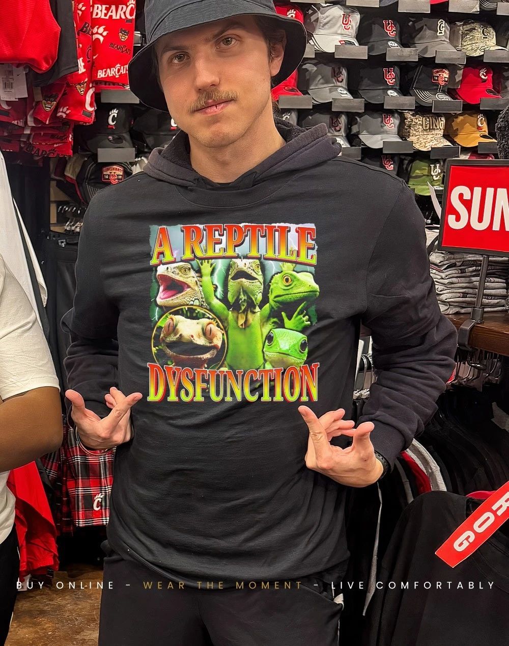 Iguana a reptile dysfunction shirt