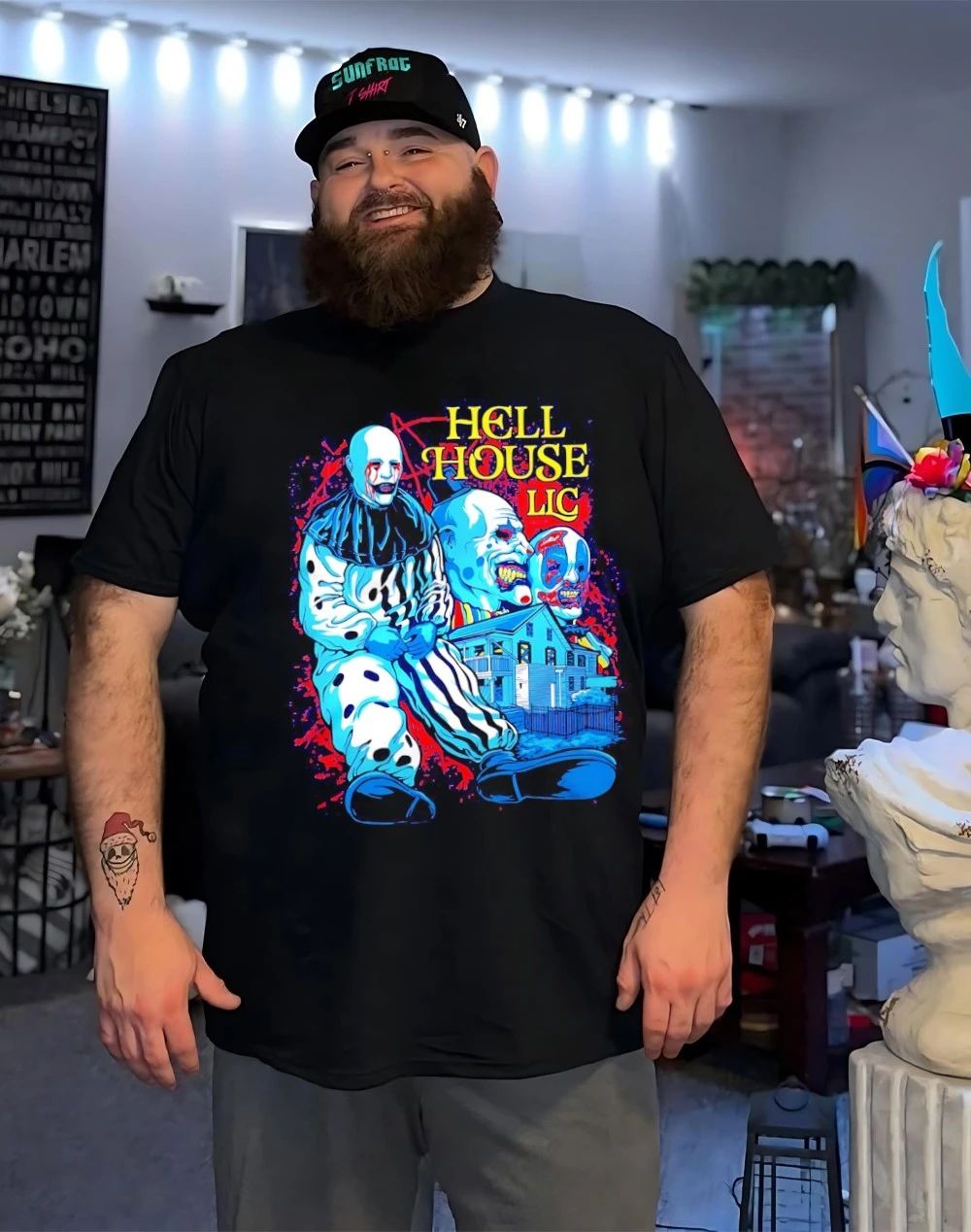 Hell House LLC the clown evil abaddon awaits shirt