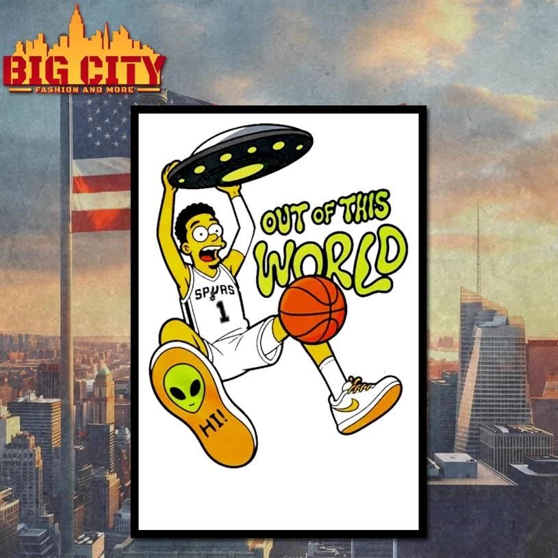 Victor Wembanyama San Antonio Spurs Wemby Alien Out of This World shirt
